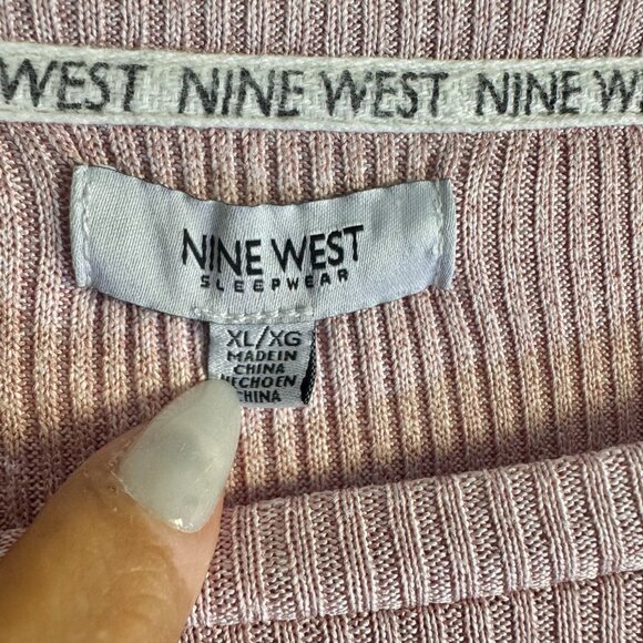 Pink Ribbed Lounge Wear Set Large XL - Picture 5 of 8